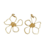 Golden Flower Earrings
